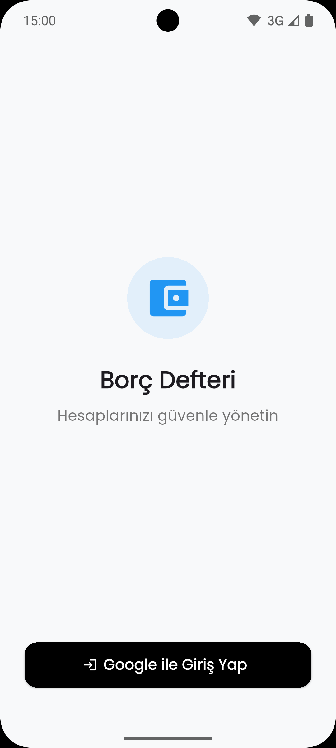 Veresiye Defteri Ana Ekran